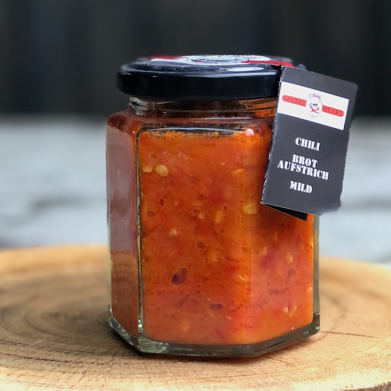 Brotaufstrich mit Chili mild im Glas von der Chilli Manufaktur kaufen