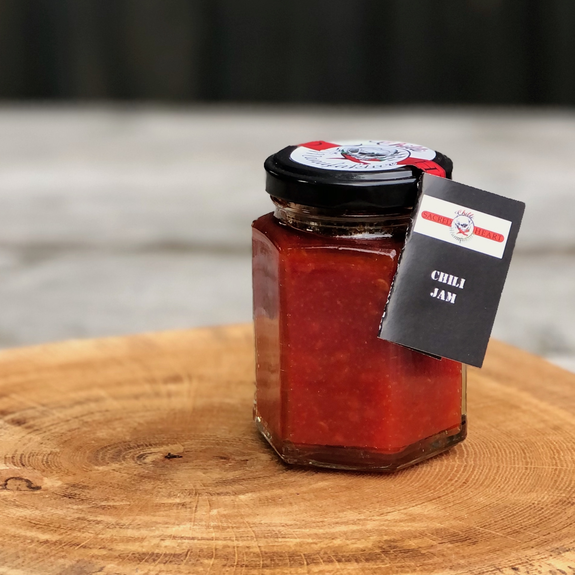 Chili Jam kaufen Glas mit scharfer Chili Jam zum Kaufen