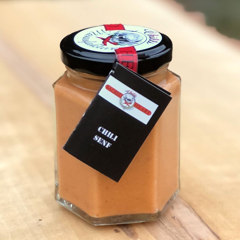 Chili Senf kaufen Glas mit Chili Senf zum kaufen
