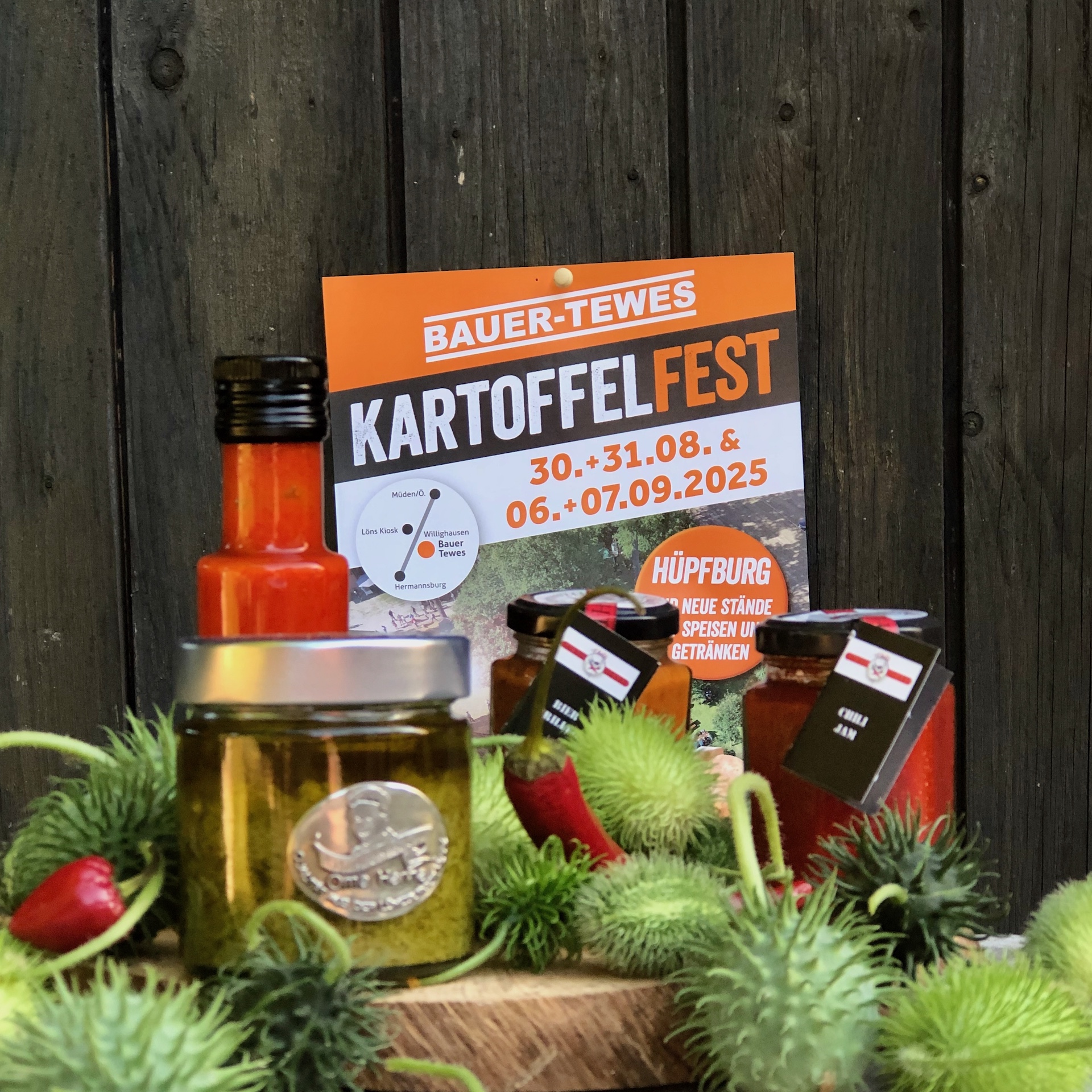 Kartoffelfest Bauer Tewes Termin wo die Chilli Manufaktur mit einem Stand vertreten ist