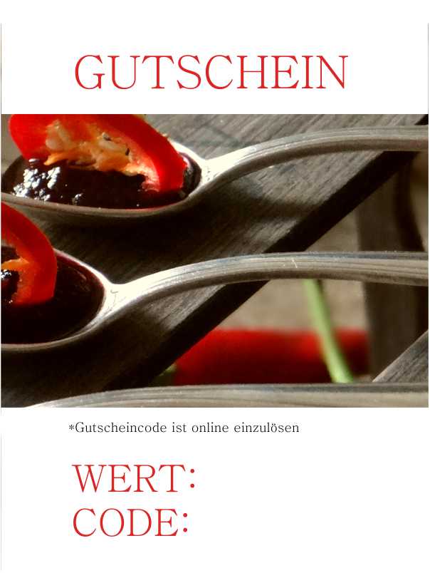 Geschenkgutschein Chilli Manufaktur kaufen Geschenkgutschein Chilli Manufaktur kaufen