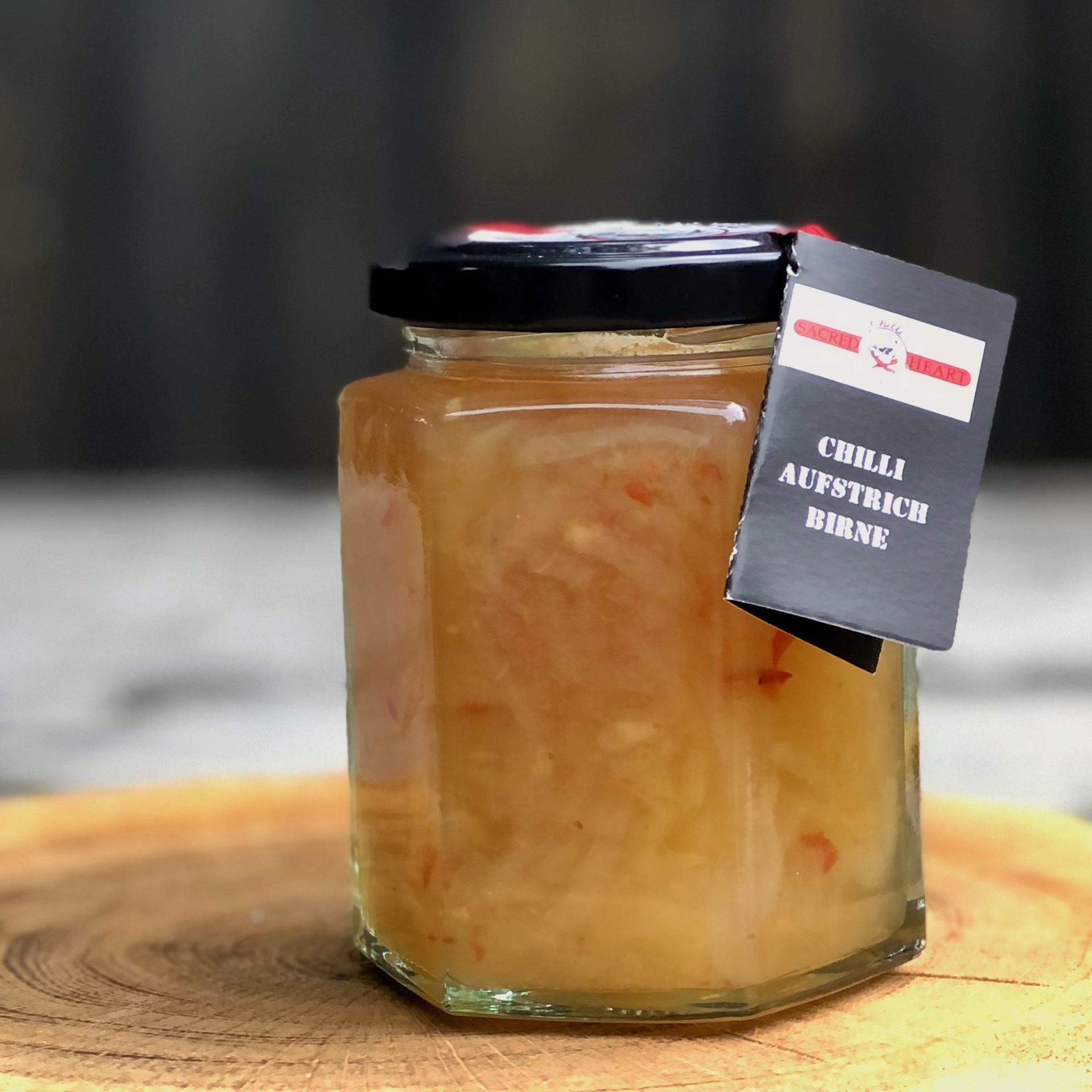 Chili Birnen Aufstrich mit Rosmarin kaufen Glas mit Chili Birnen Aufstrich mit Rosmarin zum Kaufen
