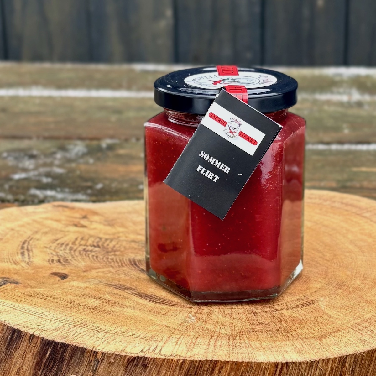 Erdbeeren Aufstrich Sommerflirt mit Basilikum und Chili im Glas kaufen