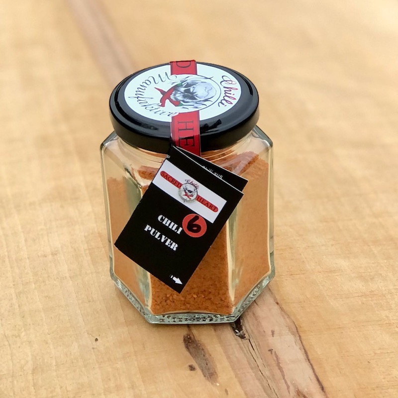Chilipulver im Glas von der Chilli Manufaktur Lüneburger Heide zum Würzen kaufen